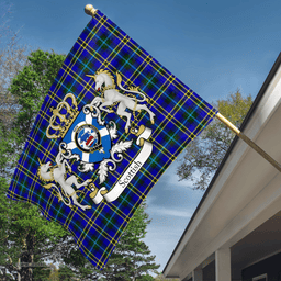 Scottish Weir Clan Badge Tartan Coat of Arm Garden Flag - Tartan Plaid Flags Scottish Plaid Tartan Plaid - ScotsTee - scotstee.com