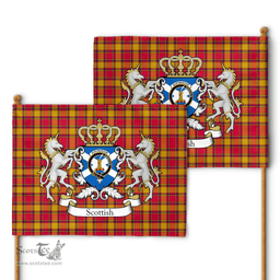Scottish Scrymgeour Clan Badge Tartan Coat of Arm Garden Flag - Tartan Plaid Flags Scottish Plaid Tartan Plaid - ScotsTee - scotstee.com