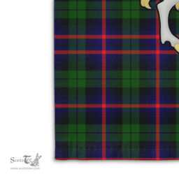 Scottish Urquhart Clan Badge Tartan Coat of Arm Garden Flag - Tartan Plaid Flags Scottish Plaid Tartan Plaid - ScotsTee - scotstee.com