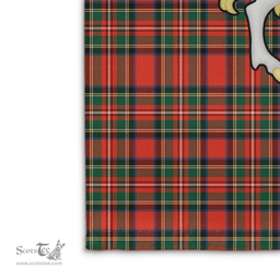 Scottish Stewart Of Appin Clan Badge Tartan Coat of Arm Garden Flag - Tartan Plaid Flags Scottish Plaid Tartan Plaid - ScotsTee - scotstee.com