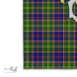 Scottish Whitefoord Clan Badge Tartan Coat of Arm Garden Flag - Tartan Plaid Flags Scottish Plaid Tartan Plaid - ScotsTee - scotstee.com