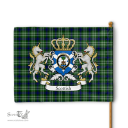 Scottish Swinton Clan Badge Tartan Coat of Arm Garden Flag - Tartan Plaid Flags Scottish Plaid Tartan Plaid - ScotsTee - scotstee.com