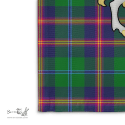 Scottish Young Clan Badge Tartan Coat of Arm Garden Flag - Tartan Plaid Flags Scottish Plaid Tartan Plaid - ScotsTee - scotstee.com