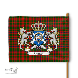Scottish Skene Clan Badge Tartan Coat of Arm Garden Flag - Tartan Plaid Flags Scottish Plaid Tartan Plaid - ScotsTee - scotstee.com