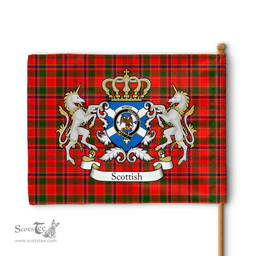 Scottish Munro Clan Badge Tartan Coat of Arm Garden Flag - Tartan Plaid Flags Scottish Plaid Tartan Plaid - ScotsTee - scotstee.com