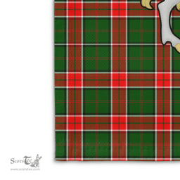 Scottish Pollock Clan Badge Tartan Coat of Arm Garden Flag - Tartan Plaid Flags Scottish Plaid Tartan Plaid - ScotsTee - scotstee.com