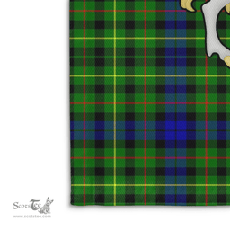 Scottish Rollo Clan Badge Tartan Coat of Arm Garden Flag - Tartan Plaid Flags Scottish Plaid Tartan Plaid - ScotsTee - scotstee.com