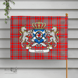 Scottish Moubray Clan Badge Tartan Coat of Arm Garden Flag - Tartan Plaid Flags Scottish Plaid Tartan Plaid - ScotsTee - scotstee.com