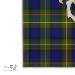 Scottish Muir Clan Badge Tartan Coat of Arm Garden Flag - Tartan Plaid Flags Scottish Plaid Tartan Plaid - ScotsTee - scotstee.com