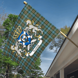 Scottish Walkinshaw Clan Badge Tartan Coat of Arm Garden Flag - Tartan Plaid Flags Scottish Plaid Tartan Plaid - ScotsTee - scotstee.com