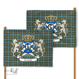 Scottish Walkinshaw Clan Badge Tartan Coat of Arm Garden Flag - Tartan Plaid Flags Scottish Plaid Tartan Plaid - ScotsTee - scotstee.com