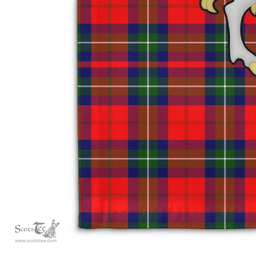 Scottish Ruthven Clan Badge Tartan Coat of Arm Garden Flag - Tartan Plaid Flags Scottish Plaid Tartan Plaid - ScotsTee - scotstee.com