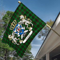 Scottish Primrose Clan Badge Tartan Coat of Arm Garden Flag Clan Badge Tartan Coat of Arm Garden Flag - Tartan Plaid Flags Scottish Plaid Tartan Plaid - ScotsTee - scotstee.com