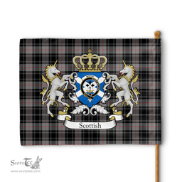 Scottish Moffat Clan Badge Tartan Coat of Arm Garden Flag - Tartan Plaid Flags Scottish Plaid Tartan Plaid - ScotsTee - scotstee.com