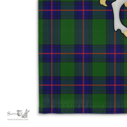 Scottish Shaw Of Sauchie Clan Badge Tartan Coat of Arm Garden Flag - Tartan Plaid Flags Scottish Plaid Tartan Plaid - ScotsTee - scotstee.com