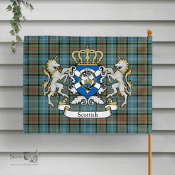 Scottish Paisley Clan Badge Tartan Coat of Arm Garden Flag - Tartan Plaid Flags Scottish Plaid Tartan Plaid - ScotsTee - scotstee.com
