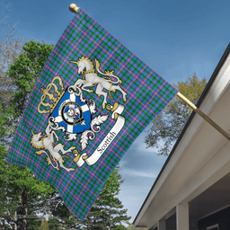 Scottish Pitcairn Clan Badge Tartan Coat of Arm Garden Flag Clan Badge Tartan Coat of Arm Garden Flag - Tartan Plaid Flags Scottish Plaid Tartan Plaid - ScotsTee - scotstee.com