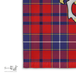 Scottish Wishart Clan Badge Tartan Coat of Arm Garden Flag - Tartan Plaid Flags Scottish Plaid Tartan Plaid - ScotsTee - scotstee.com