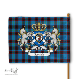 Scottish Wedderburn Clan Badge Tartan Coat of Arm Garden Flag - Tartan Plaid Flags Scottish Plaid Tartan Plaid - ScotsTee - scotstee.com