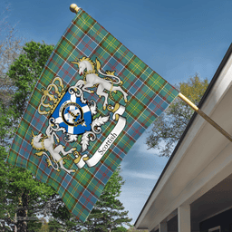 Scottish Whitelaw Clan Badge Tartan Coat of Arm Garden Flag - Tartan Plaid Flags Scottish Plaid Tartan Plaid - ScotsTee - scotstee.com