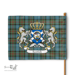 Scottish Paisley Clan Badge Tartan Coat of Arm Garden Flag Clan Badge Tartan Coat of Arm Garden Flag - Tartan Plaid Flags Scottish Plaid Tartan Plaid - ScotsTee - scotstee.com