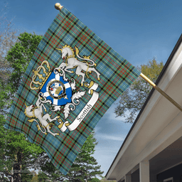 Scottish Paisley Clan Badge Tartan Coat of Arm Garden Flag Clan Badge Tartan Coat of Arm Garden Flag - Tartan Plaid Flags Scottish Plaid Tartan Plaid - ScotsTee - scotstee.com
