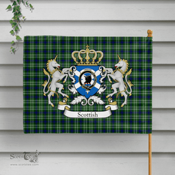 Scottish Tweedie Clan Badge Tartan Coat of Arm Garden Flag - Tartan Plaid Flags Scottish Plaid Tartan Plaid - ScotsTee - scotstee.com