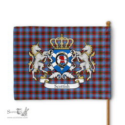 Scottish Pentland Clan Badge Tartan Coat of Arm Garden Flag Clan Badge Tartan Coat of Arm Garden Flag - Tartan Plaid Flags Scottish Plaid Tartan Plaid - ScotsTee - scotstee.com