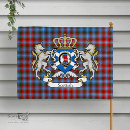 Scottish Pentland Clan Badge Tartan Coat of Arm Garden Flag Clan Badge Tartan Coat of Arm Garden Flag - Tartan Plaid Flags Scottish Plaid Tartan Plaid - ScotsTee - scotstee.com