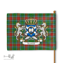 Scottish Muirhead Clan Badge Tartan Coat of Arm Garden Flag - Tartan Plaid Flags Scottish Plaid Tartan Plaid - ScotsTee - scotstee.com