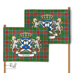 Scottish Muirhead Clan Badge Tartan Coat of Arm Garden Flag - Tartan Plaid Flags Scottish Plaid Tartan Plaid - ScotsTee - scotstee.com