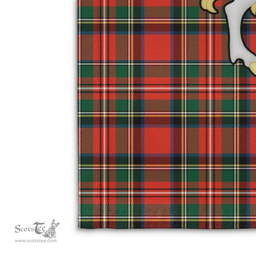 Scottish Stewart Clan Badge Tartan Coat of Arm Garden Flag - Tartan Plaid Flags Scottish Plaid Tartan Plaid - ScotsTee - scotstee.com