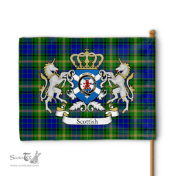 Scottish Maitland Clan Badge Tartan Coat of Arm Garden Flag - Tartan Plaid Flags Scottish Plaid Tartan Plaid - ScotsTee - scotstee.com