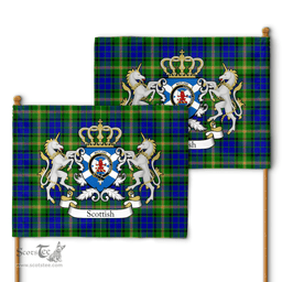 Scottish Maitland Clan Badge Tartan Coat of Arm Garden Flag - Tartan Plaid Flags Scottish Plaid Tartan Plaid - ScotsTee - scotstee.com