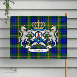 Scottish Maitland Clan Badge Tartan Coat of Arm Garden Flag - Tartan Plaid Flags Scottish Plaid Tartan Plaid - ScotsTee - scotstee.com