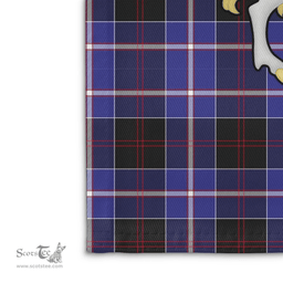 Scottish Dunlop Clan Badge Tartan Coat of Arm Garden Flag - Tartan Plaid Flags Scottish Plaid Tartan Plaid - ScotsTee - scotstee.com