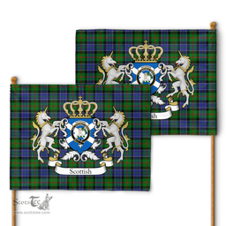 Scottish Paterson Clan Badge Tartan Coat of Arm Garden Flag Clan Badge Tartan Coat of Arm Garden Flag - Tartan Plaid Flags Scottish Plaid Tartan Plaid - ScotsTee - scotstee.com
