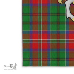 Scottish Macculloch Clan Badge Tartan Coat of Arm Garden Flag - Tartan Plaid Flags Scottish Plaid Tartan Plaid - ScotsTee - scotstee.com