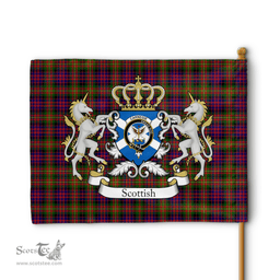 Scottish Carnegie Clan Badge Tartan Coat of Arm Garden Flag - Tartan Plaid Flags Scottish Plaid Tartan Plaid - ScotsTee - scotstee.com