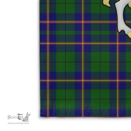 Scottish Carmichael Clan Badge Tartan Coat of Arm Garden Flag - Tartan Plaid Flags Scottish Plaid Tartan Plaid - ScotsTee - scotstee.com