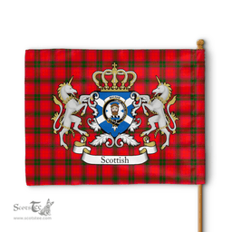 Scottish Macnab Clan Badge Tartan Coat of Arm Garden Flag - Tartan Plaid Flags Scottish Plaid Tartan Plaid - ScotsTee - scotstee.com