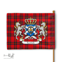 Scottish Macgillivray Clan Badge Tartan Coat of Arm Garden Flag - Tartan Plaid Flags Scottish Plaid Tartan Plaid - ScotsTee - scotstee.com