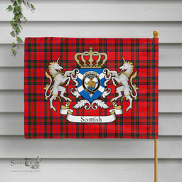 Scottish Macgillivray Clan Badge Tartan Coat of Arm Garden Flag - Tartan Plaid Flags Scottish Plaid Tartan Plaid - ScotsTee - scotstee.com