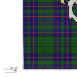 Scottish Lockhart Clan Badge Tartan Coat of Arm Garden Flag - Tartan Plaid Flags Scottish Plaid Tartan Plaid - ScotsTee - scotstee.com