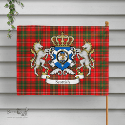 Scottish Hay Clan Badge Tartan Coat of Arm Garden Flag - Tartan Plaid Flags Scottish Plaid Tartan Plaid - ScotsTee - scotstee.com