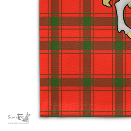 Scottish Darroch Of Gourock Clan Badge Tartan Coat of Arm Garden Flag - Tartan Plaid Flags Scottish Plaid Tartan Plaid - ScotsTee - scotstee.com