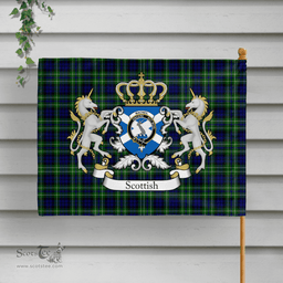 Scottish Macneil Of Colonsay Clan Badge Tartan Coat of Arm Garden Flag - Tartan Plaid Flags Scottish Plaid Tartan Plaid - ScotsTee - scotstee.com