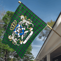 Scottish Duncan Clan Badge Tartan Coat of Arm Garden Flag - Tartan Plaid Flags Scottish Plaid Tartan Plaid - ScotsTee - scotstee.com