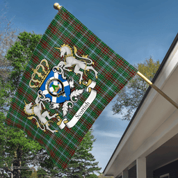 Scottish Gayre Clan Badge Tartan Coat of Arm Garden Flag - Tartan Plaid Flags Scottish Plaid Tartan Plaid - ScotsTee - scotstee.com