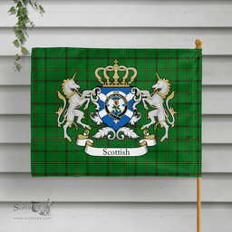 Scottish Don Clan Badge Tartan Coat of Arm Garden Flag - Tartan Plaid Flags Scottish Plaid Tartan Plaid - ScotsTee - scotstee.com